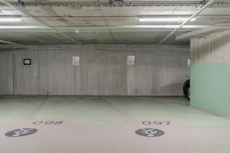 Secure parking garage